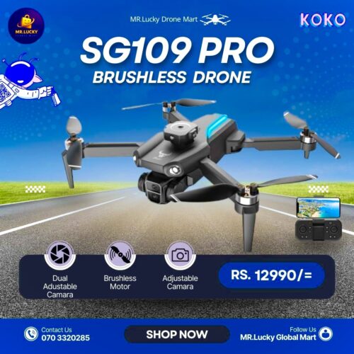 SG109 PRO DUAL CAMARA BRUSHLESS DRONE